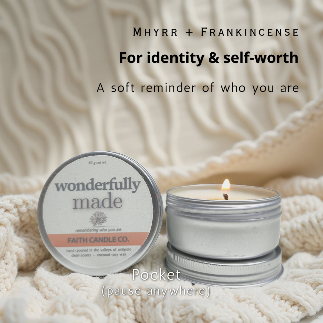 Wonderfully Made Candle I Myrrh & Frankincense 50g